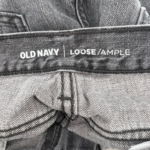 Old Navy Gray Loose Fit Distressed Jeans Size 29 x 30 Men’s - Picture 3 of 4